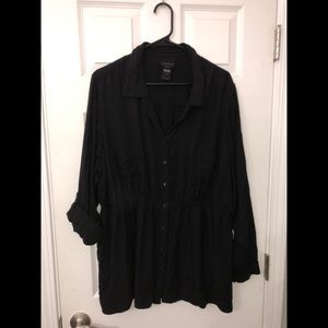 Torrid Button Up Babydoll Top Size 3